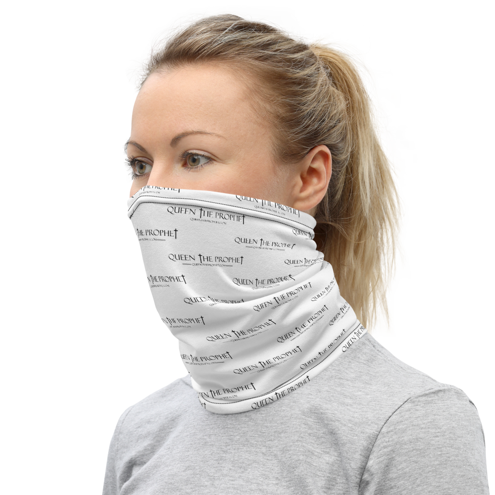 Queen The Prophet Patterned Logo Face Covering - Neck Gaiter