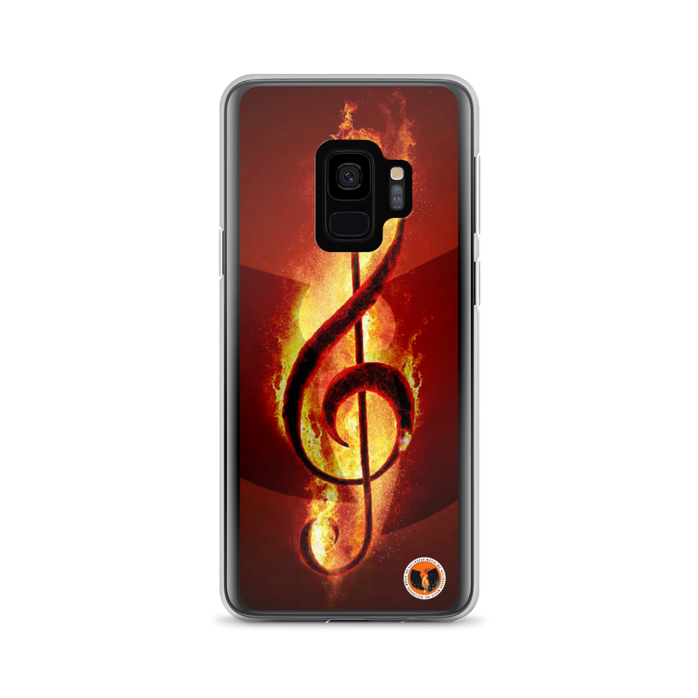 Official HellRazah Music Inc. Designer Limited Edition Fire Samsung Case HeavenRazah Merch Graphics by SmuveMassBeatz
