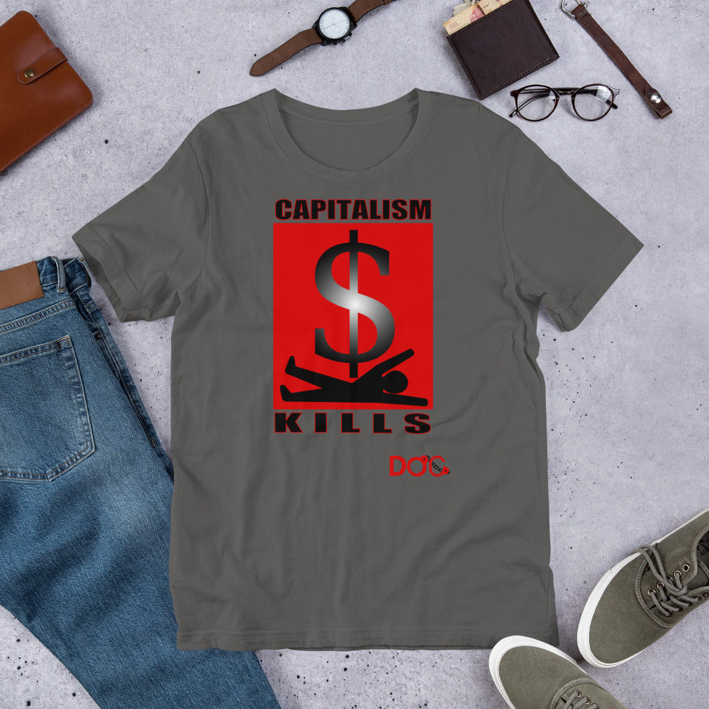 Capitalism Kills Diamondz OC / D.O.C. Designer Soft Short-Sleeve Unisex T-Shirt