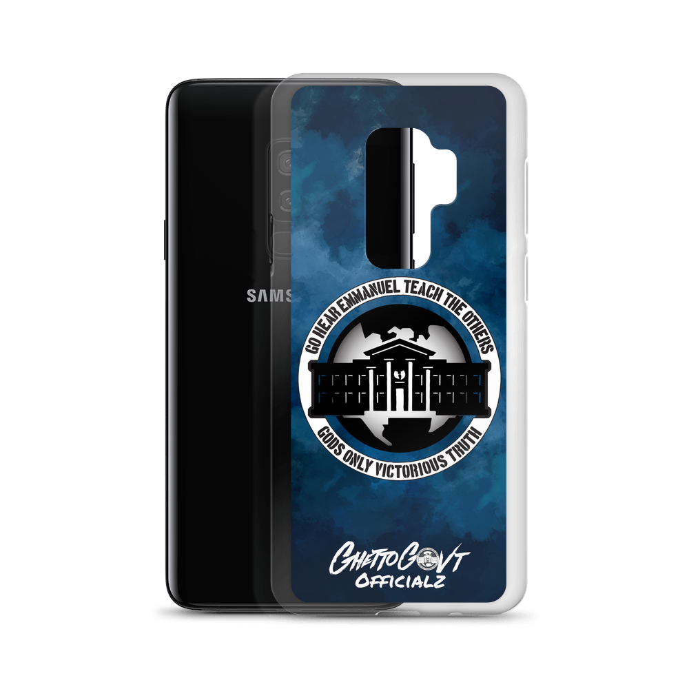 Ghetto Gov't Officialz Logo Go Hear Emmanuel Teach The Others Samsung Cell Phone Case Heaven Razah Hell Razah Music Inc