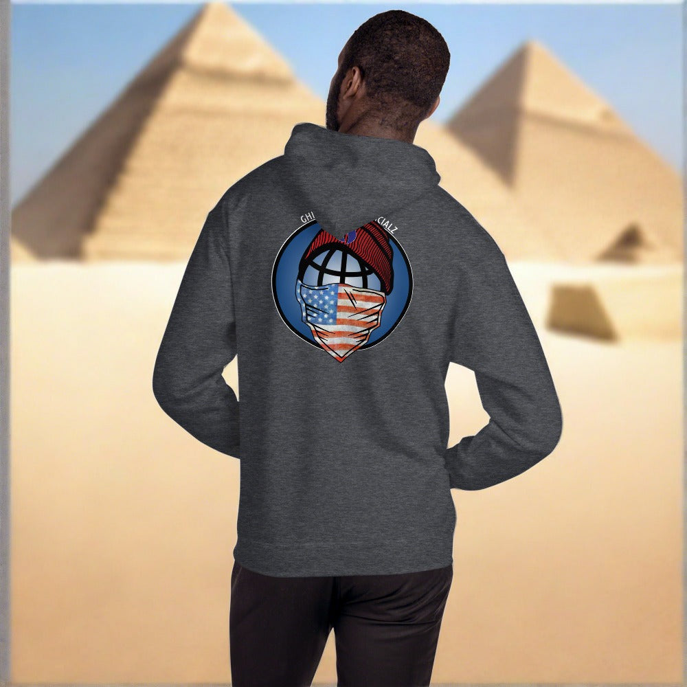 Ghetto Gov't Officialz Worldwide Flag Unisex Hoodie