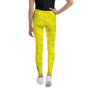 Official HellRazah Music Inc. Designer Teen - Youth Leggings HeavenRazah Merch Graphics by iHustle365_