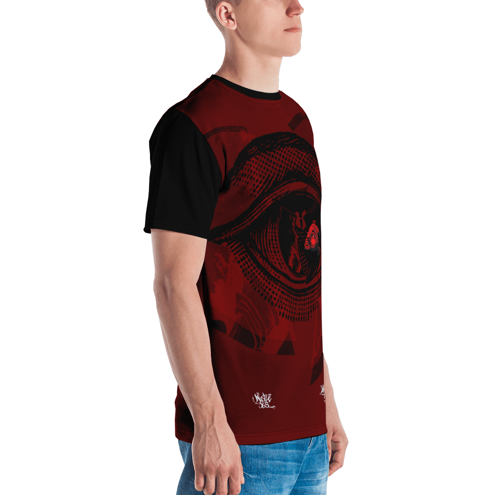 HRMI All Seeing Eye HellRazah Music Inc. Designer Men's T-shirt HeavenRazah Merch