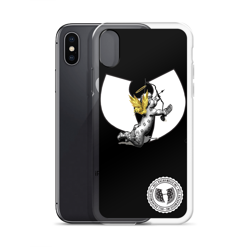 Official Hell Razah Music Inc Cherub with Mic Designer iPhone Case Heaven Razah Graphics by SmuveMassBeatz