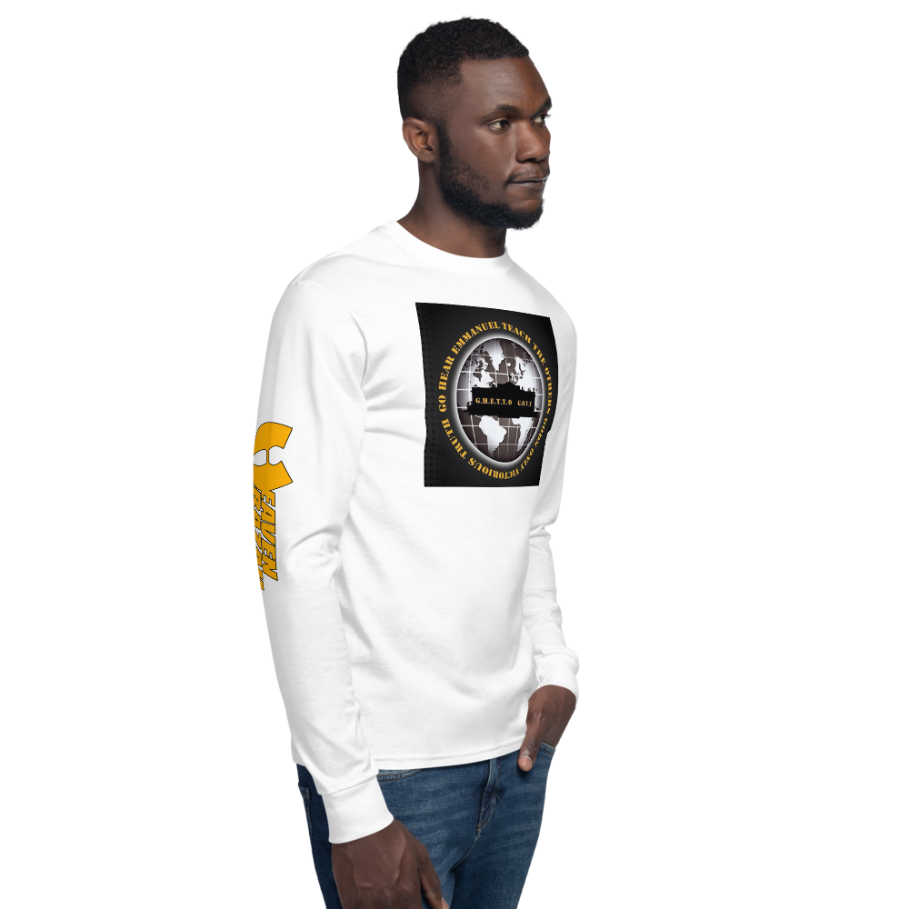 Ghetto Gov't Officialz GGO Throwback Logo Men's Champion Long Sleeve Shirt HeavenRazah - HellRazah Music Inc.