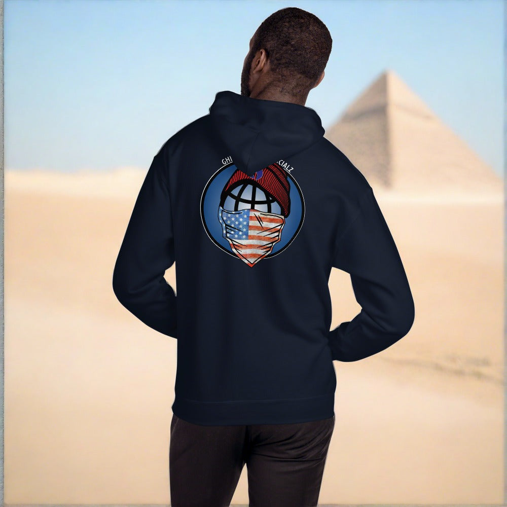 Ghetto Gov't Officialz Worldwide Flag Unisex Hoodie