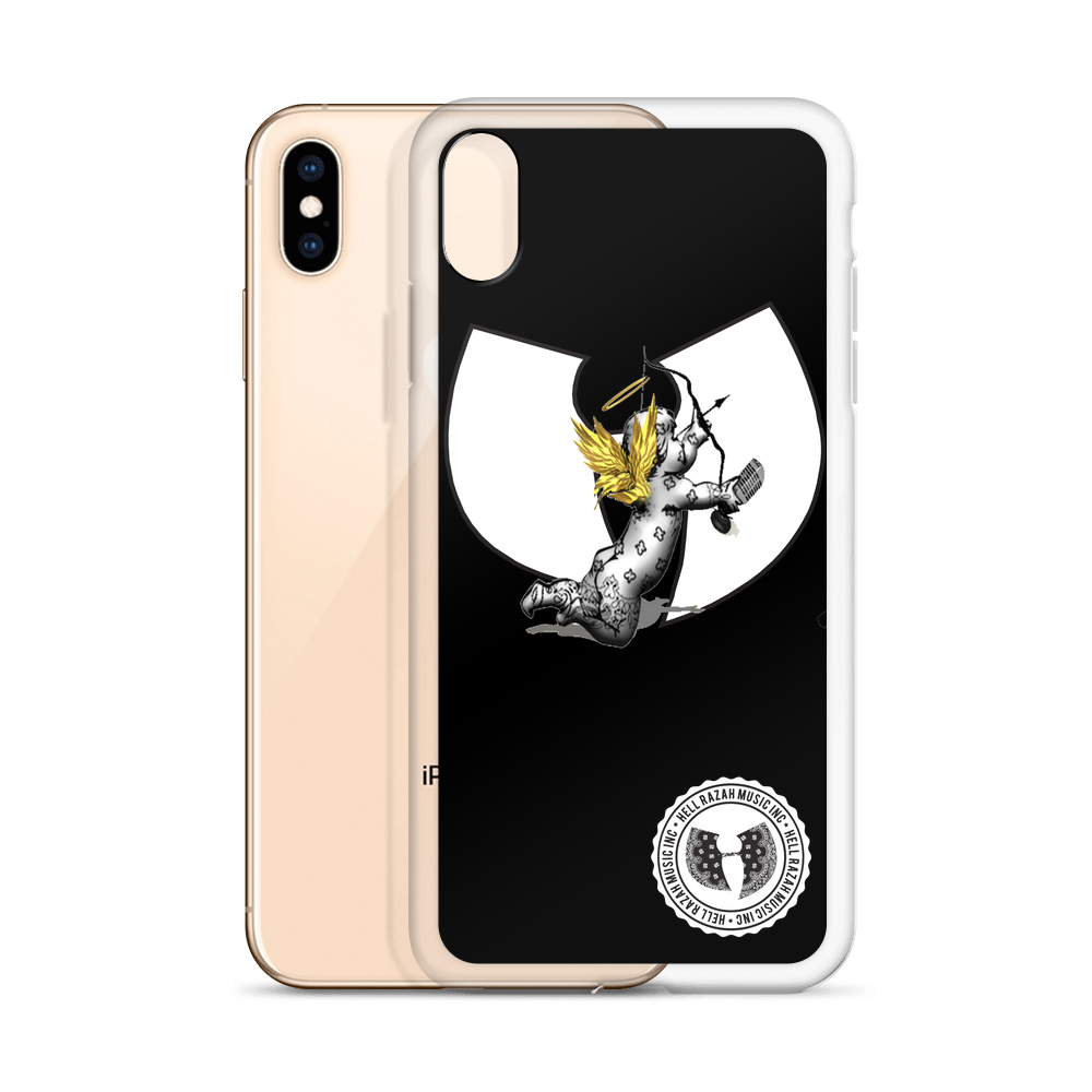 Official Hell Razah Music Inc Cherub with Mic Designer iPhone Case Heaven Razah Graphics by SmuveMassBeatz