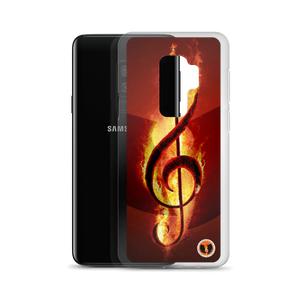 Official HellRazah Music Inc. Designer Limited Edition Fire Samsung Case HeavenRazah Merch Graphics by SmuveMassBeatz