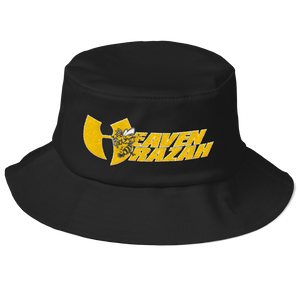 Official Heaven Razah / Hell Razah Music Killer Bee Logo Old School Bucket Hat Artwork by Culture Freedom