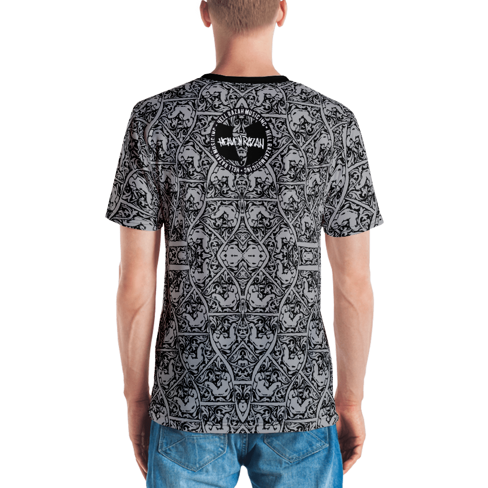 Official HellRazah Music Inc. Designer HeavenRazah Graffiti Logo Men's T-shirt
