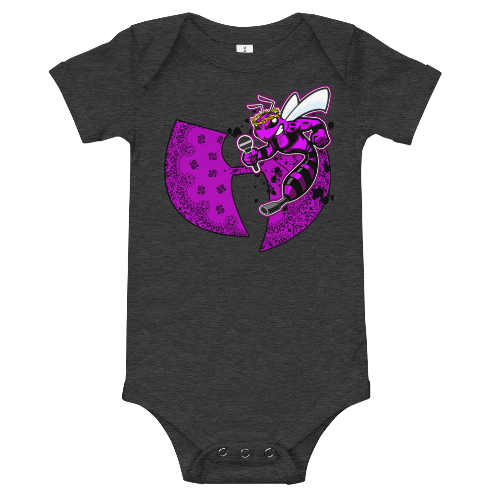 Official Heaven Razah Purple Bee Designer Baby Bodysuit Infant Tee T-Shirt Hell Razah Music Inc