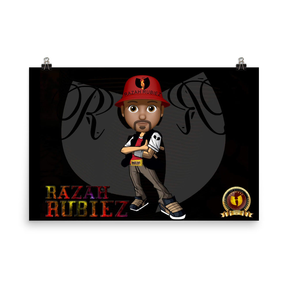 RAZAH RUBIEZ Official HellRazah Music Inc. Collectors Poster HeavenRazah Merch Graphics by SmuveMassBeatz