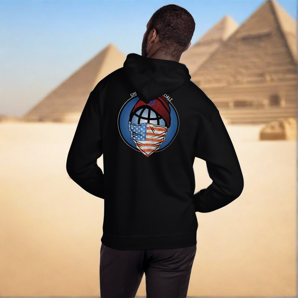 Ghetto Gov't Officialz Worldwide Flag Unisex Hoodie