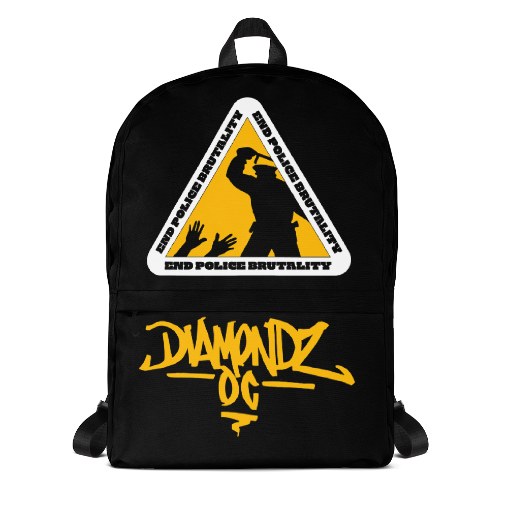 End Police Violence by Diamondz OC / D.O.C. Statement Backpack