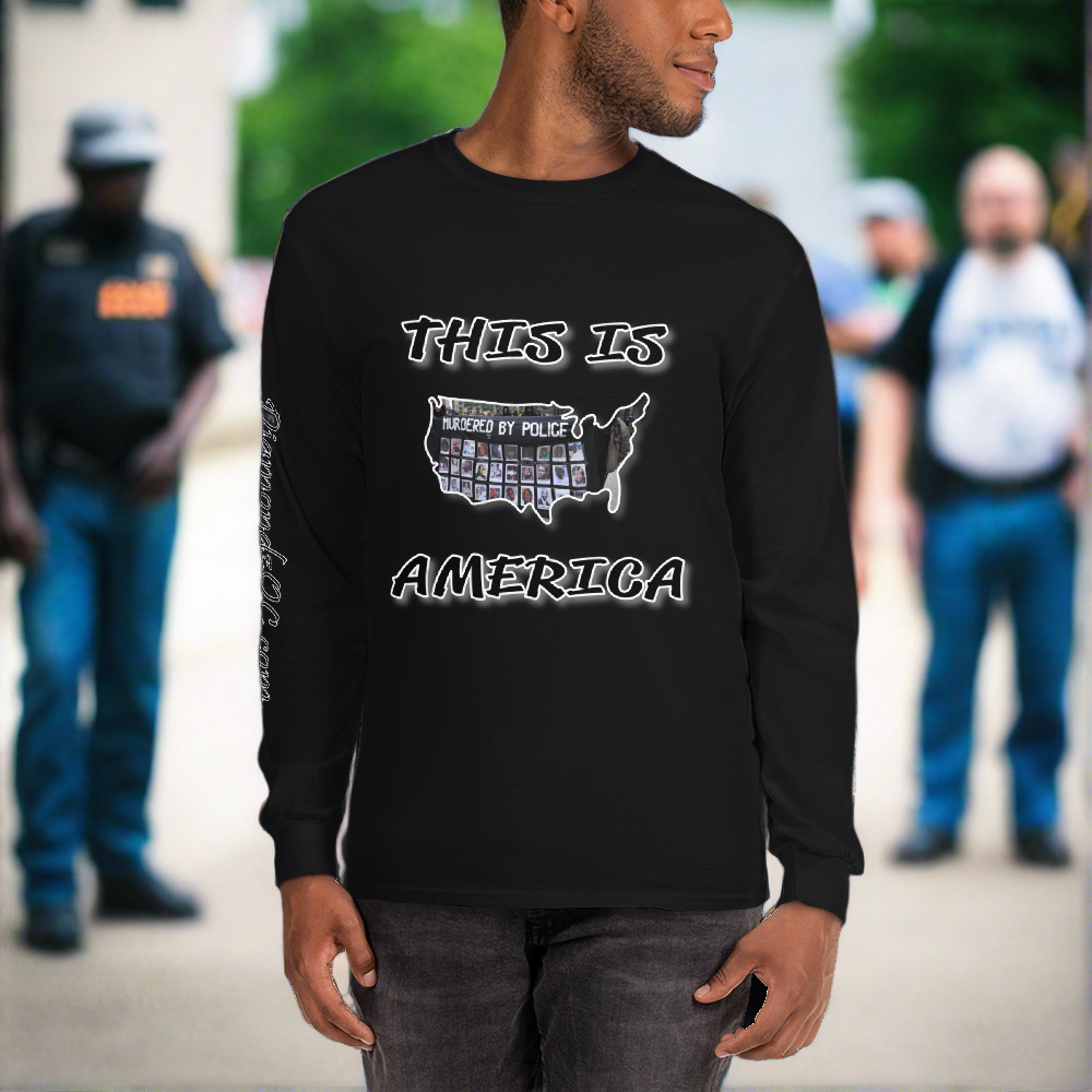 This Is America Murdered By Police by DOC Long Sleeve T-Shirt