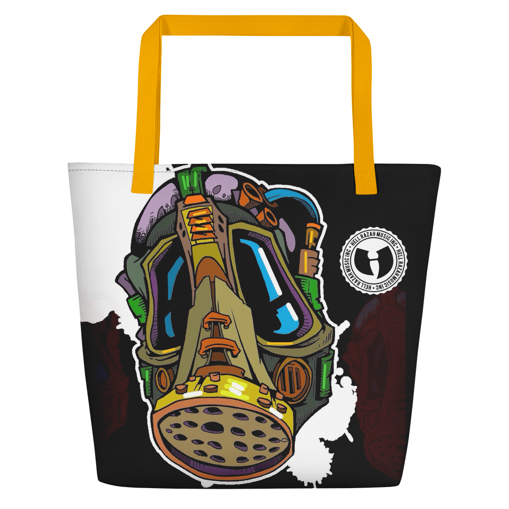 Official Hell Razah Music Inc Dont Get Gassed Up Graphic by iHustle365_ Designer Beach Bag Heaven Razah