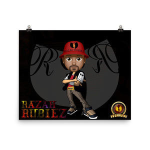 RAZAH RUBIEZ Official HellRazah Music Inc. Collectors Poster HeavenRazah Merch Graphics by SmuveMassBeatz