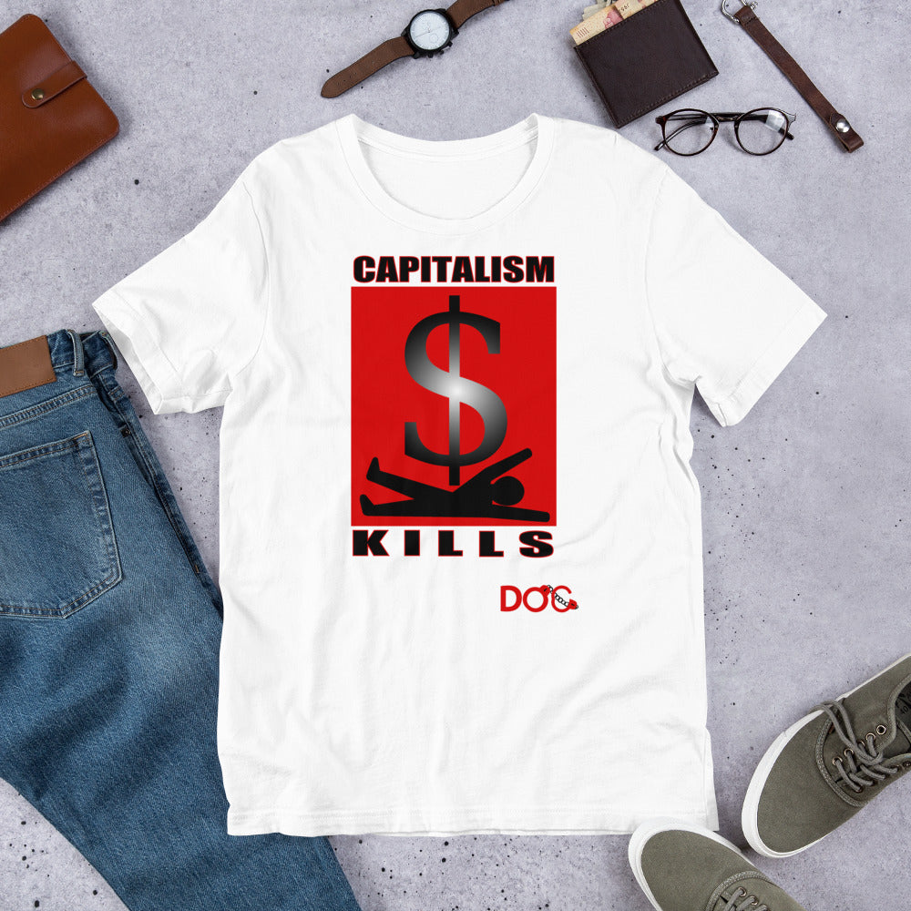 Capitalism Kills Diamondz OC / D.O.C. Designer Soft Short-Sleeve Unisex T-Shirt