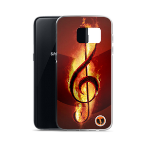 Official HellRazah Music Inc. Designer Limited Edition Fire Samsung Case HeavenRazah Merch Graphics by SmuveMassBeatz