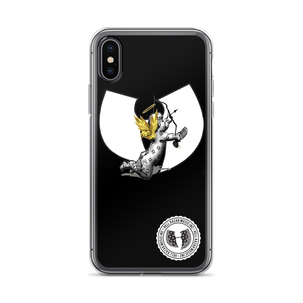 Official Hell Razah Music Inc Cherub with Mic Designer iPhone Case Heaven Razah Graphics by SmuveMassBeatz