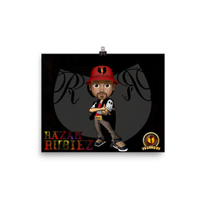 RAZAH RUBIEZ Official HellRazah Music Inc. Collectors Poster HeavenRazah Merch Graphics by SmuveMassBeatz