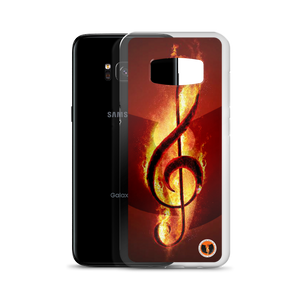 Official HellRazah Music Inc. Designer Limited Edition Fire Samsung Case HeavenRazah Merch Graphics by SmuveMassBeatz