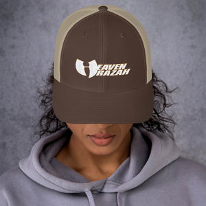 Official HellRazah Music Inc Embroidered Hat HeavenRazah Trucker Cap Graphics by Culture Freedom