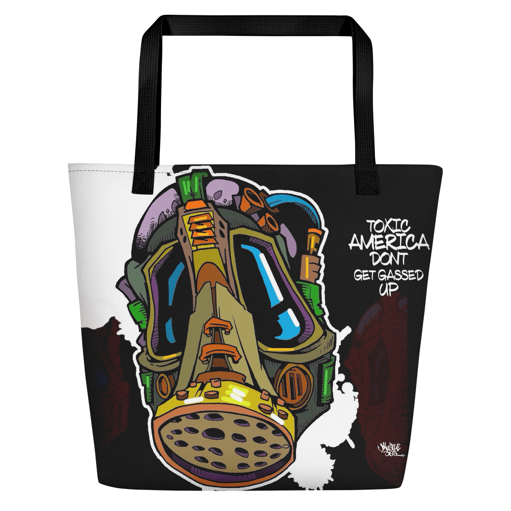 Official Hell Razah Music Inc Dont Get Gassed Up Graphic by iHustle365_ Designer Beach Bag Heaven Razah