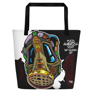 Official Hell Razah Music Inc Dont Get Gassed Up Graphic by iHustle365_ Designer Beach Bag Heaven Razah