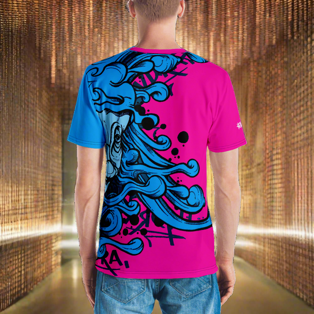 iHustle365_ HYDRA Street Art on Tee Designer Men's T-shirt HRMI - HellRazah Music Inc.