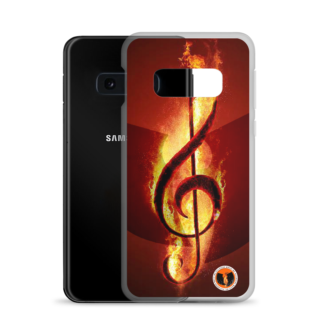 Official HellRazah Music Inc. Designer Limited Edition Fire Samsung Case HeavenRazah Merch Graphics by SmuveMassBeatz
