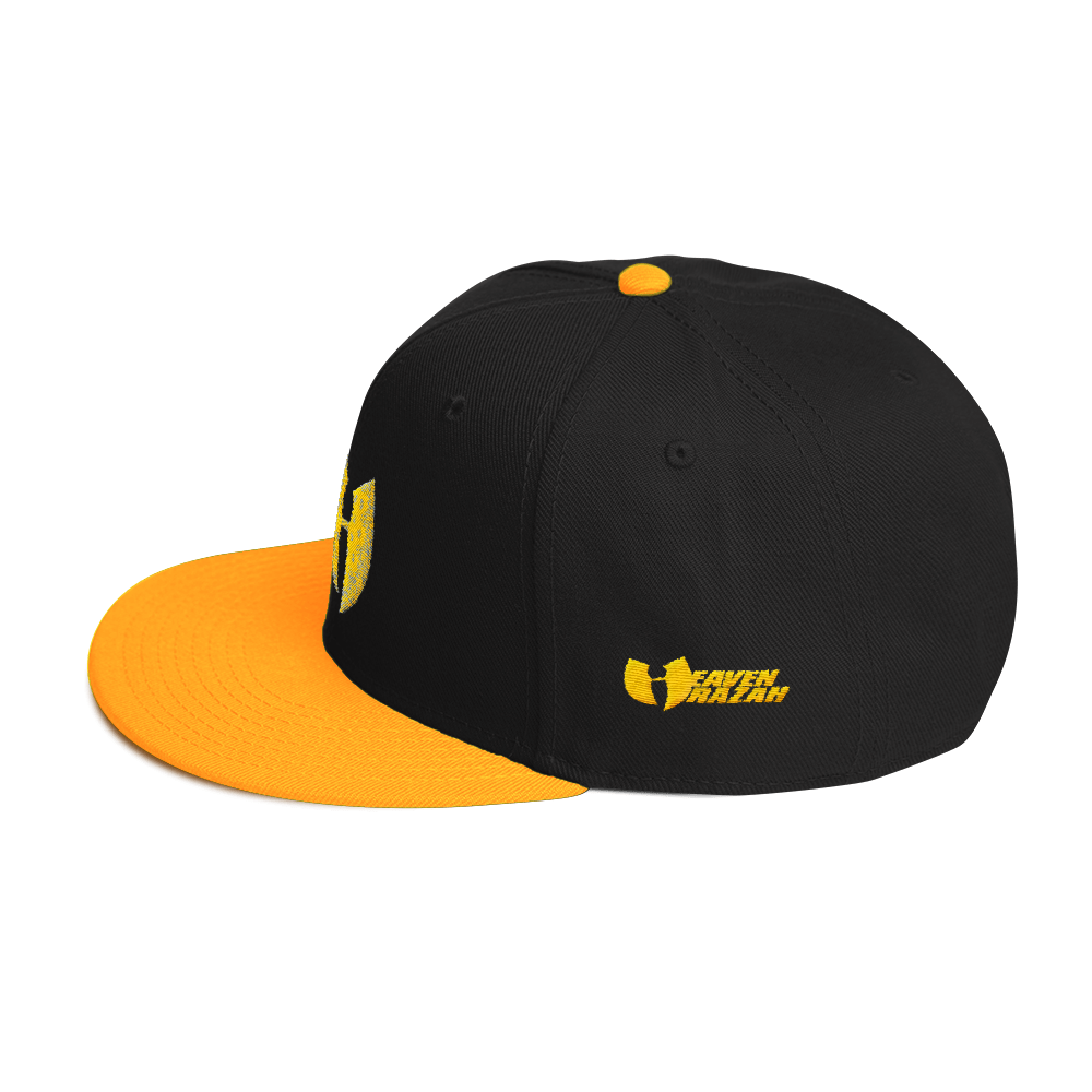 Official Heaven Razah / Hell Razah Music Inc Gold Bandana Logo Embroidered Cap Snapback Hat