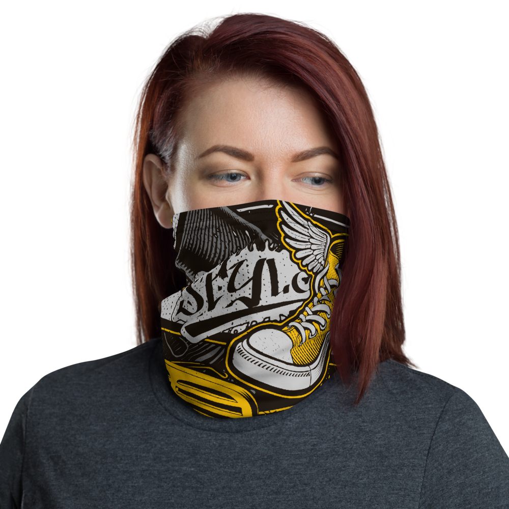 Diamondz Graffiti Style Facemask - Neck Gaiter