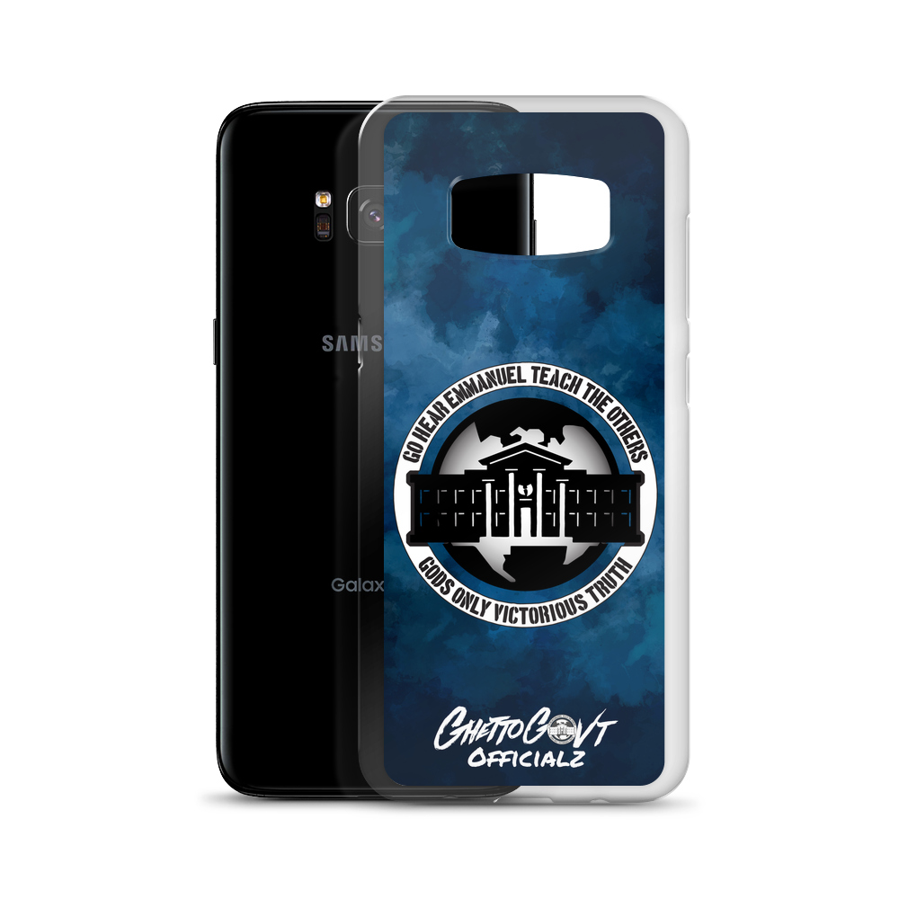 Ghetto Gov't Officialz Logo Go Hear Emmanuel Teach The Others Samsung Cell Phone Case Heaven Razah Hell Razah Music Inc