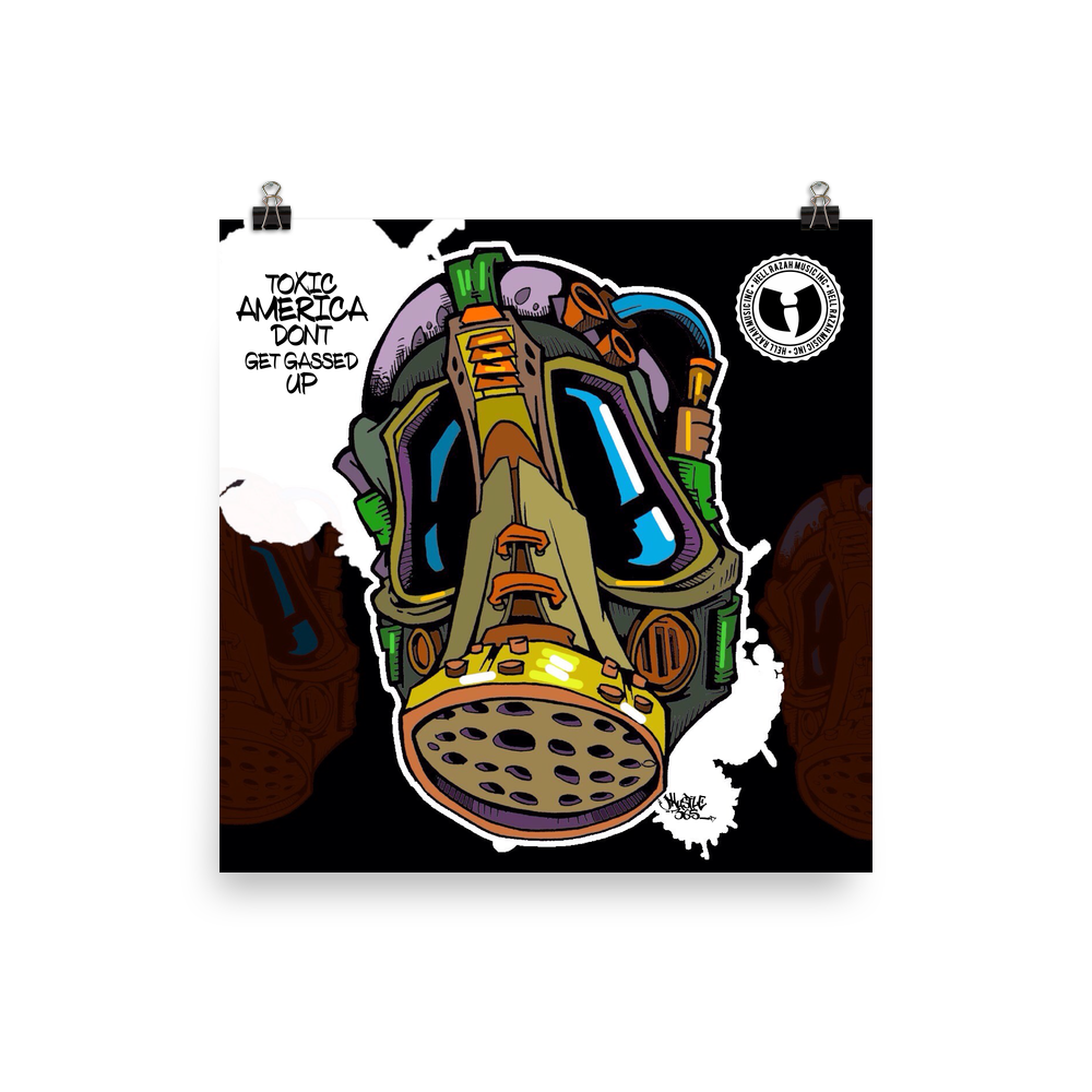Official Hell Razah Music Inc Dont Get Gassed Graphics by iHustle365 Poster