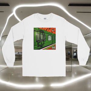 Renaissance Apparel "Subway" Designer Unisex Long Sleeve Shirt