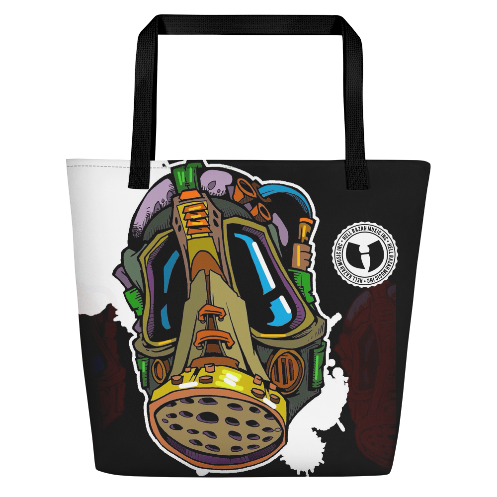 Official Hell Razah Music Inc Dont Get Gassed Up Graphic by iHustle365_ Designer Beach Bag Heaven Razah