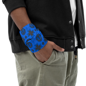 Renaissance Blue Azure Face Covering - Neck Gaiter