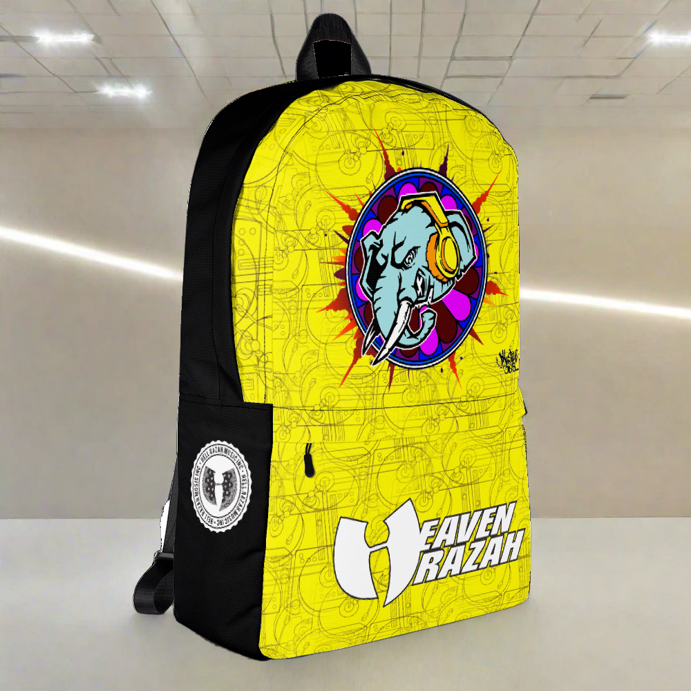 Official Hell Razah Music Inc Elephant Limited Edition Backpack Heaven Razah Merch Graphics by iHustle365