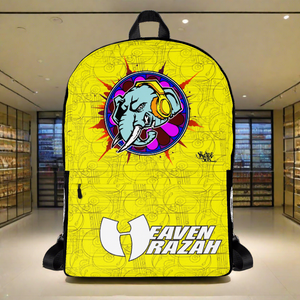 Official Hell Razah Music Inc Elephant Limited Edition Backpack Heaven Razah Merch Graphics by iHustle365