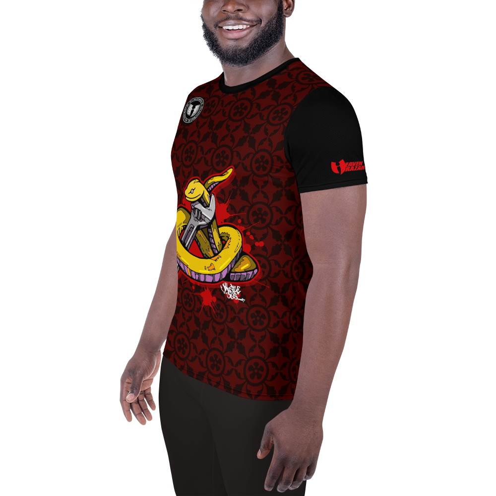 Official Hell Razah Music Inc Snakes Get Wrenched Soft Tee Designer  Athletic Heaven Razah T-shirt Graphics by iHustle365_