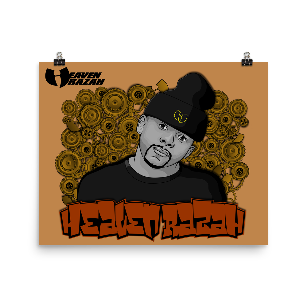 Official Heaven Razah / Hell Razah Music Inc Poster Graphics by Sly Ski Originial