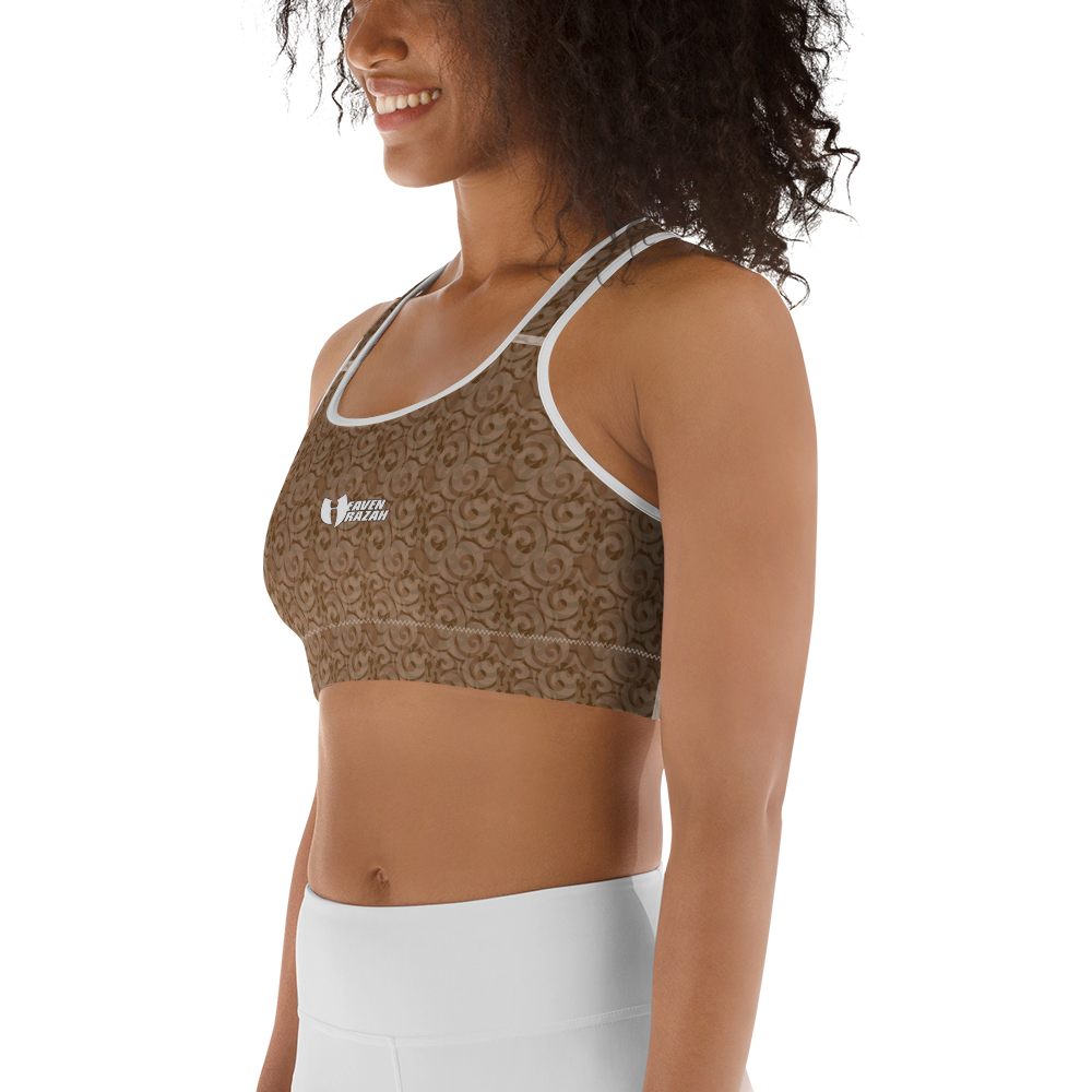 Official HellRazah Music Inc Designer Logo Limited Edition Sports Bra HeavenRazah Merch