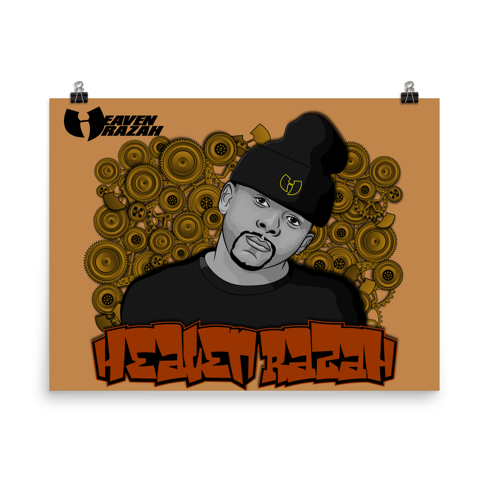 Official Heaven Razah / Hell Razah Music Inc Poster Graphics by Sly Ski Originial