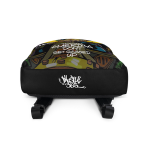 Official Hell Razah Music Inc Dont Get Gassed Graphics by iHustle365_ Designer Backpack