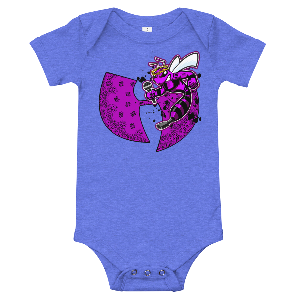 Official Heaven Razah Purple Bee Designer Baby Bodysuit Infant Tee T-Shirt Hell Razah Music Inc