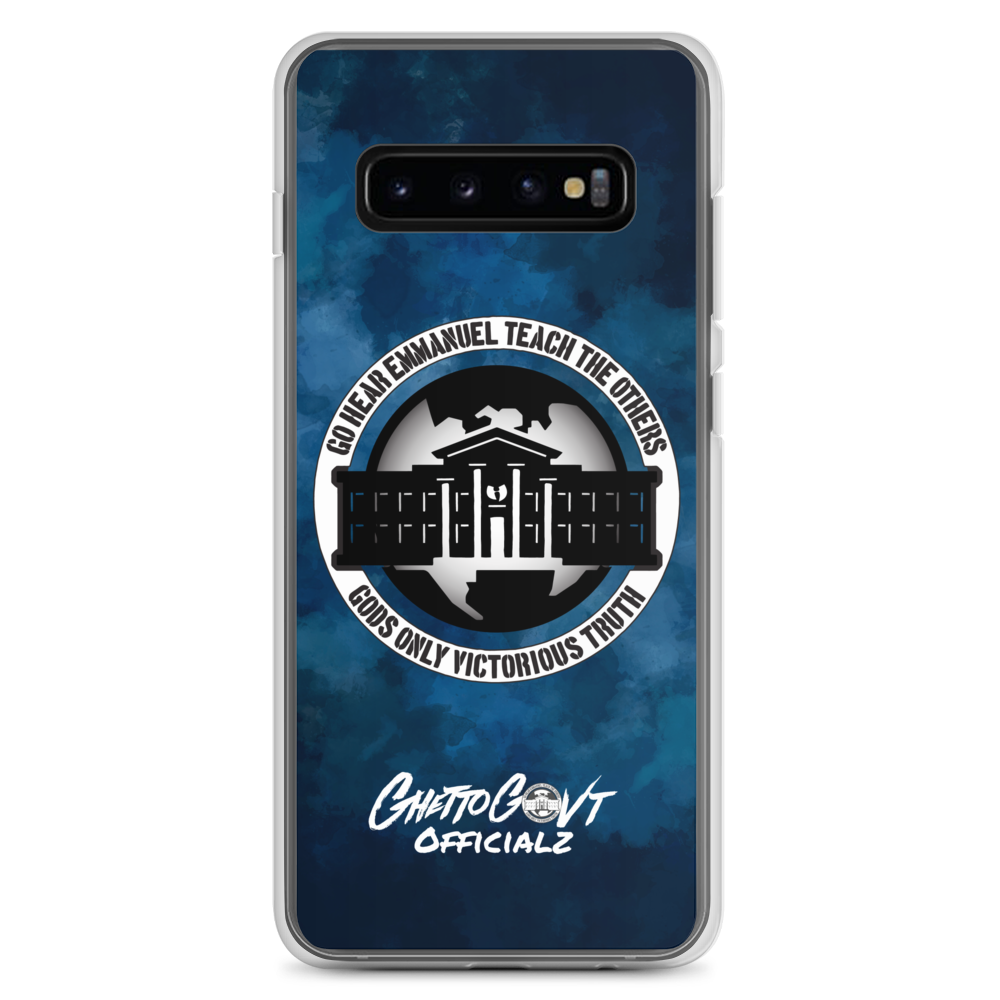 Ghetto Gov't Officialz Logo Go Hear Emmanuel Teach The Others Samsung Cell Phone Case Heaven Razah Hell Razah Music Inc