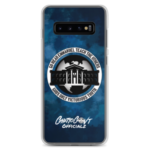 Ghetto Gov't Officialz Logo Go Hear Emmanuel Teach The Others Samsung Cell Phone Case Heaven Razah Hell Razah Music Inc