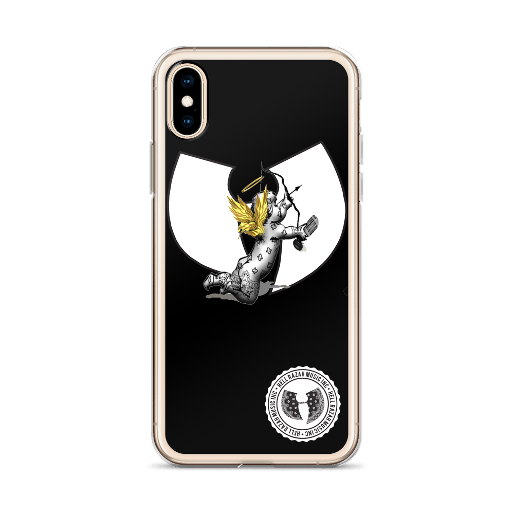 Official Hell Razah Music Inc Cherub with Mic Designer iPhone Case Heaven Razah Graphics by SmuveMassBeatz