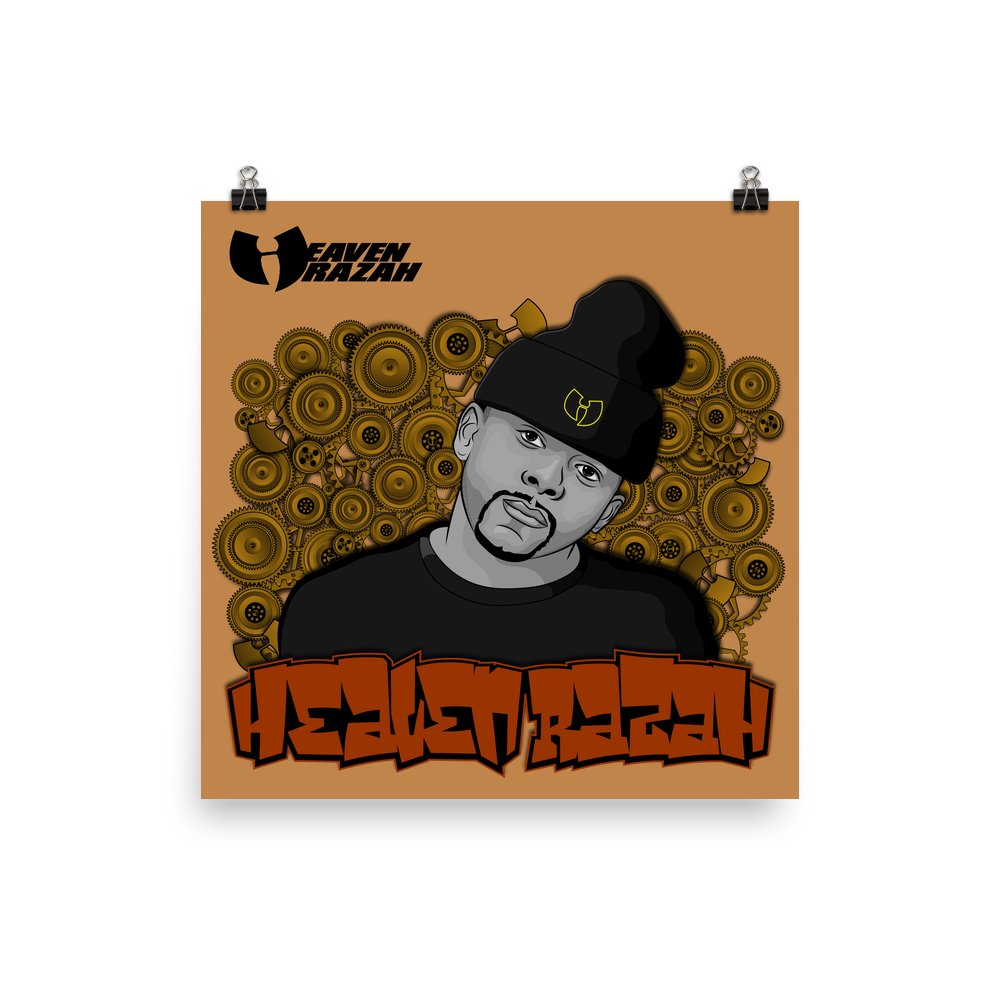 Official Heaven Razah / Hell Razah Music Inc Poster Graphics by Sly Ski Originial
